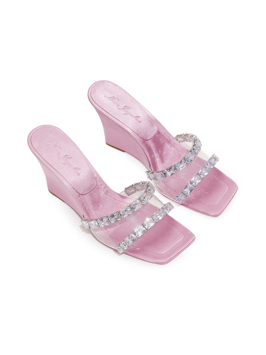 Cassandra Diamond Heels (Pink)