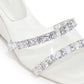 Cassandra Diamond Heels (White) (Final Sale)