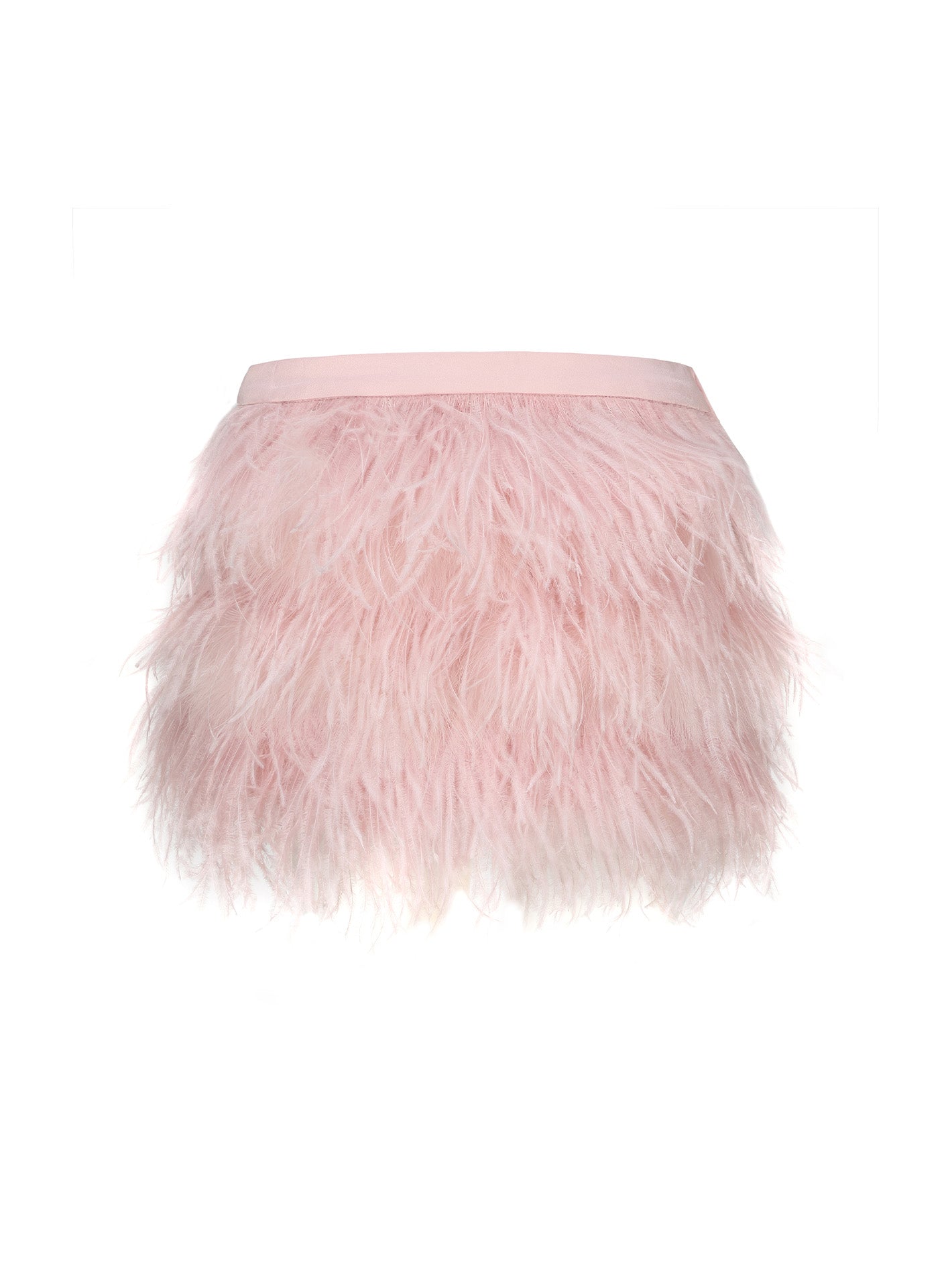 Ambre Feather Skirt (Pink)