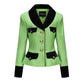 Michelle Tweed Blazer (Green)