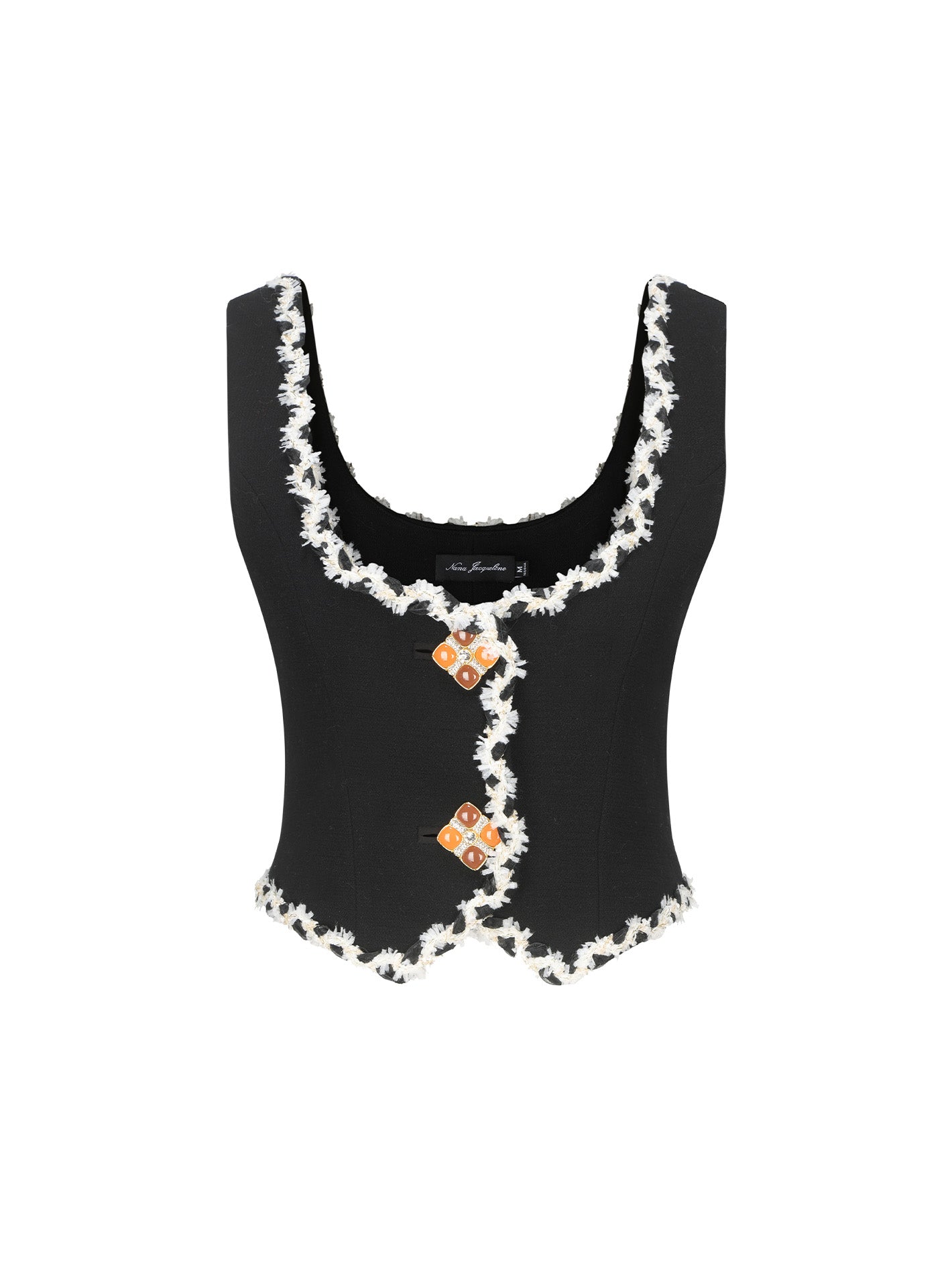 Lisette Vest Top (Black)