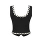 Lisette Vest Top (Black)