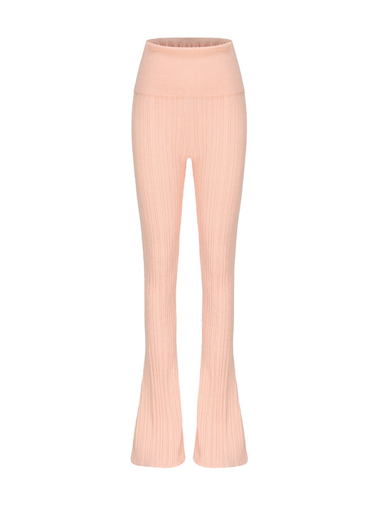 Janelle Knit Pants (Peach)