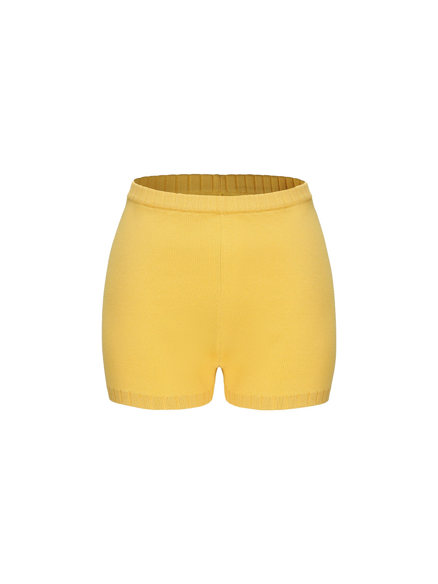 Kennedy Knit Shorts (Yellow)