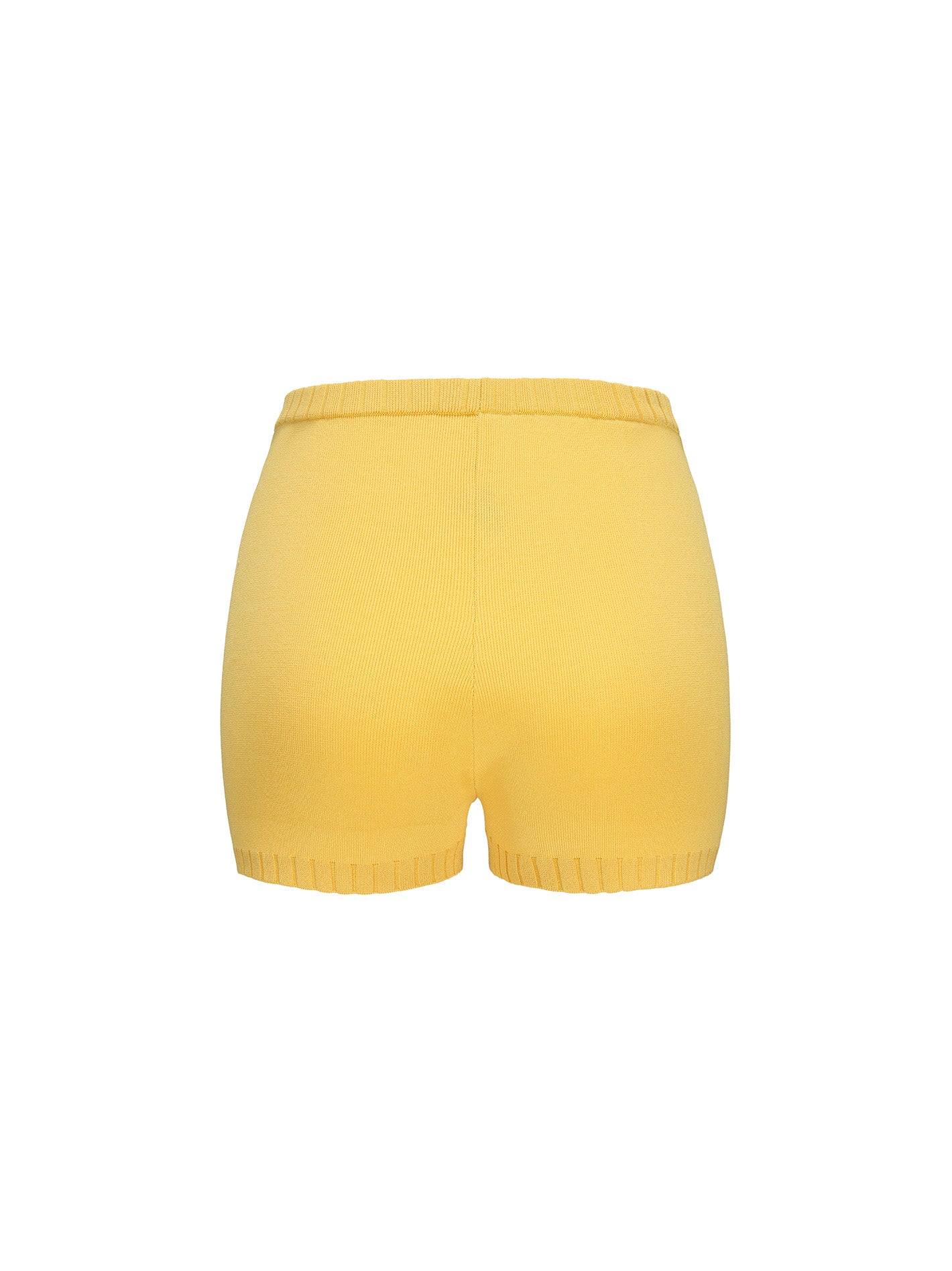 Kennedy Knit Shorts (Yellow)