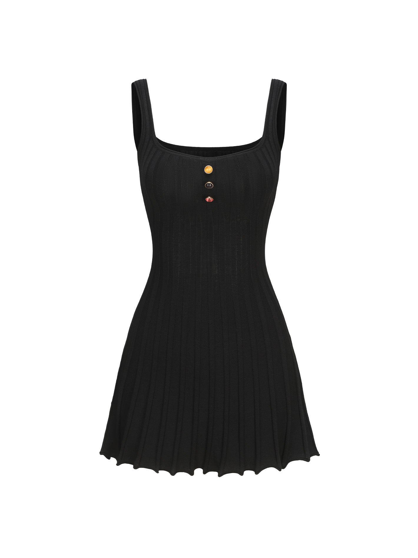 Janelle Knit Dress (Black)