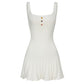 Janelle Knit Dress (White)