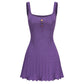 Janelle Knit Dress (Purple)