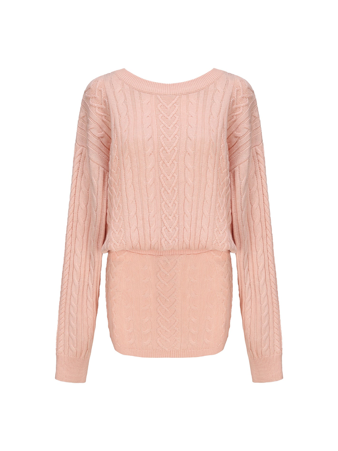 Kendall Knit Dress (Peach)