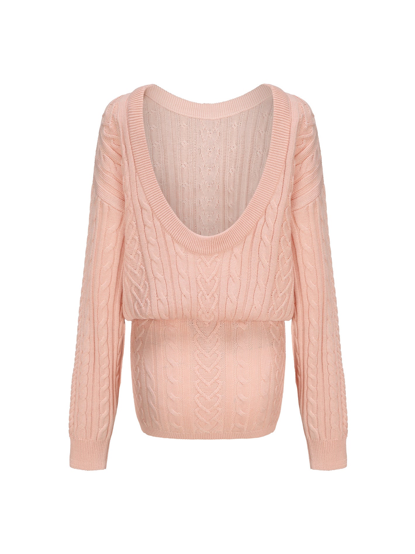 Kendall Knit Dress (Peach)