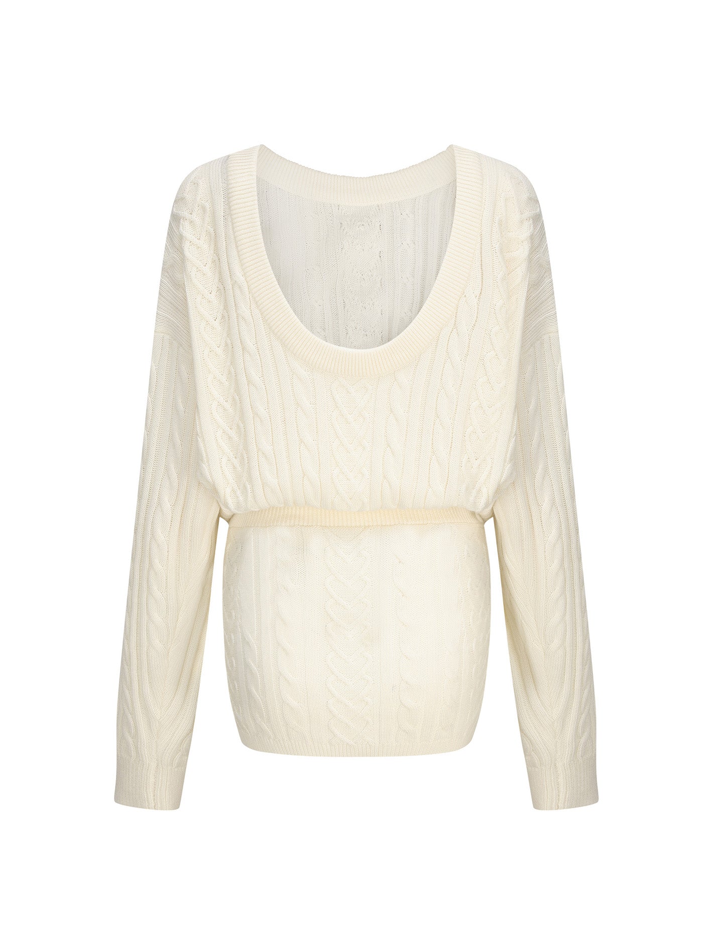 Kendall Knit Dress (White)