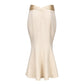 Belle Satin Skirt (Beige (Final Sale)