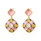 Claudia Earrings (Pink)