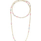 Isabella Pearl Necklace (Pink)