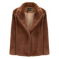 Phoebe Fur Jacket (Brown)