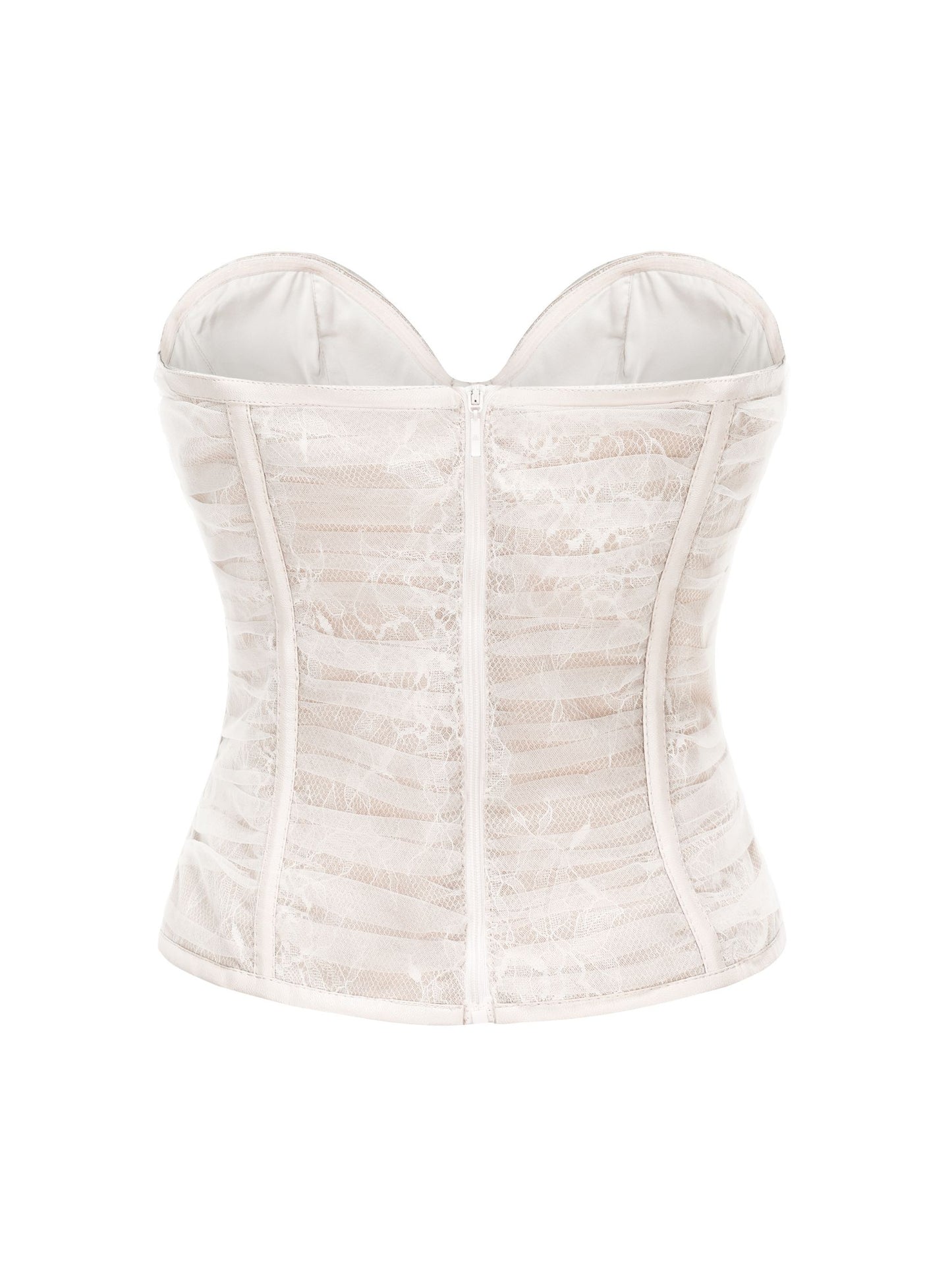 Cara Bustier Top (Off-White)