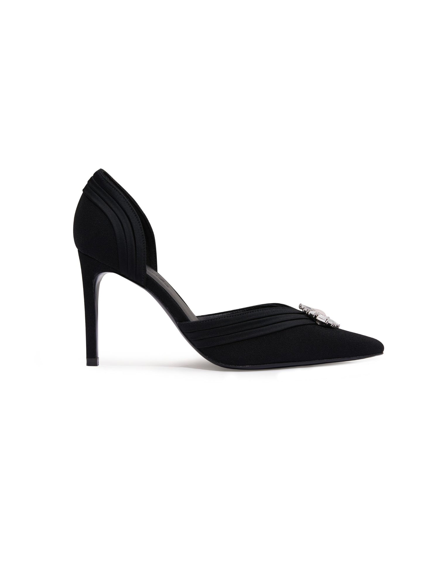 Diana Diamond Heels (Black) (Final Sale)