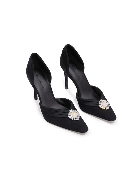 Diana Diamond Heels (Black) (Final Sale)