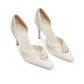 Diana Diamond Heels (White) (Final Sale)