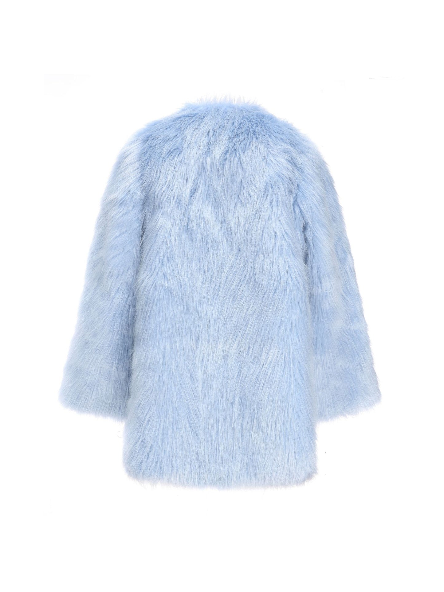 Adeline Fur Coat (Blue)