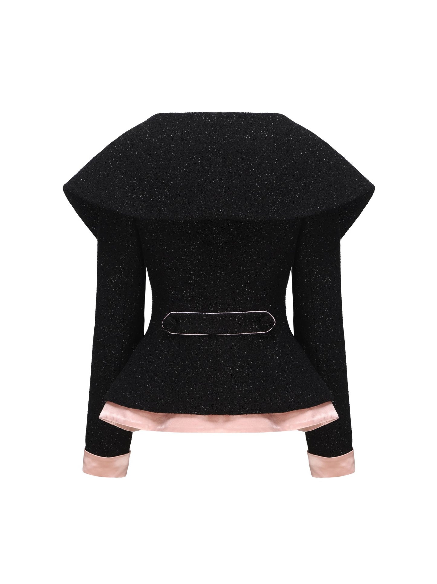 Nadia Lapel Jacket (Black) (Final Sale)