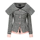 Nadia Lapel Jacket (Houndstooth) (Final Sale)