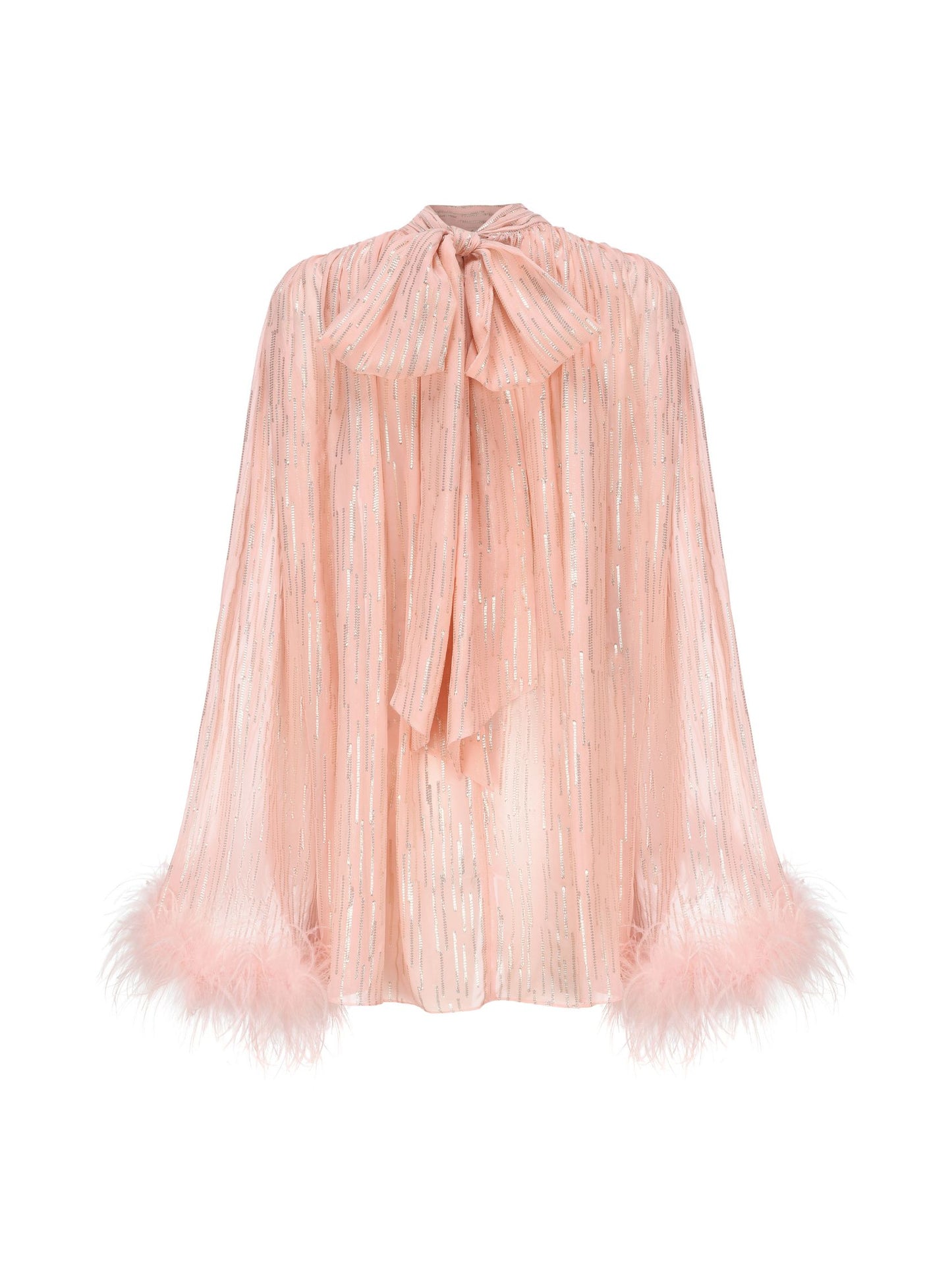 Keira Feather Top (Pink)