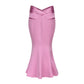 Belle Satin Skirt (Pink) (Final Sale)