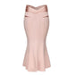 Belle Satin Skirt (Light Pink) (Final Sale)