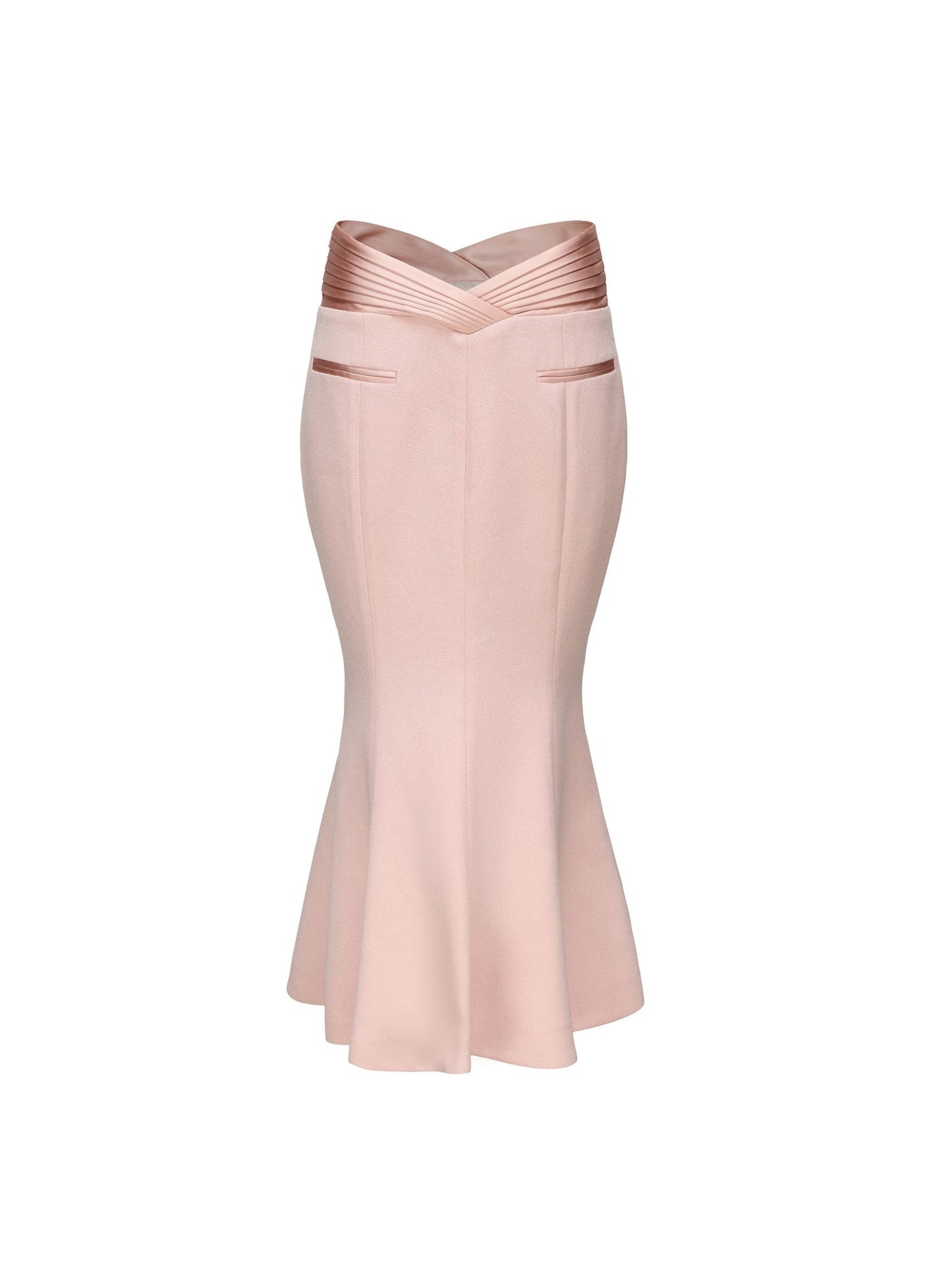 Belle Satin Skirt (Light Pink) (Final Sale)