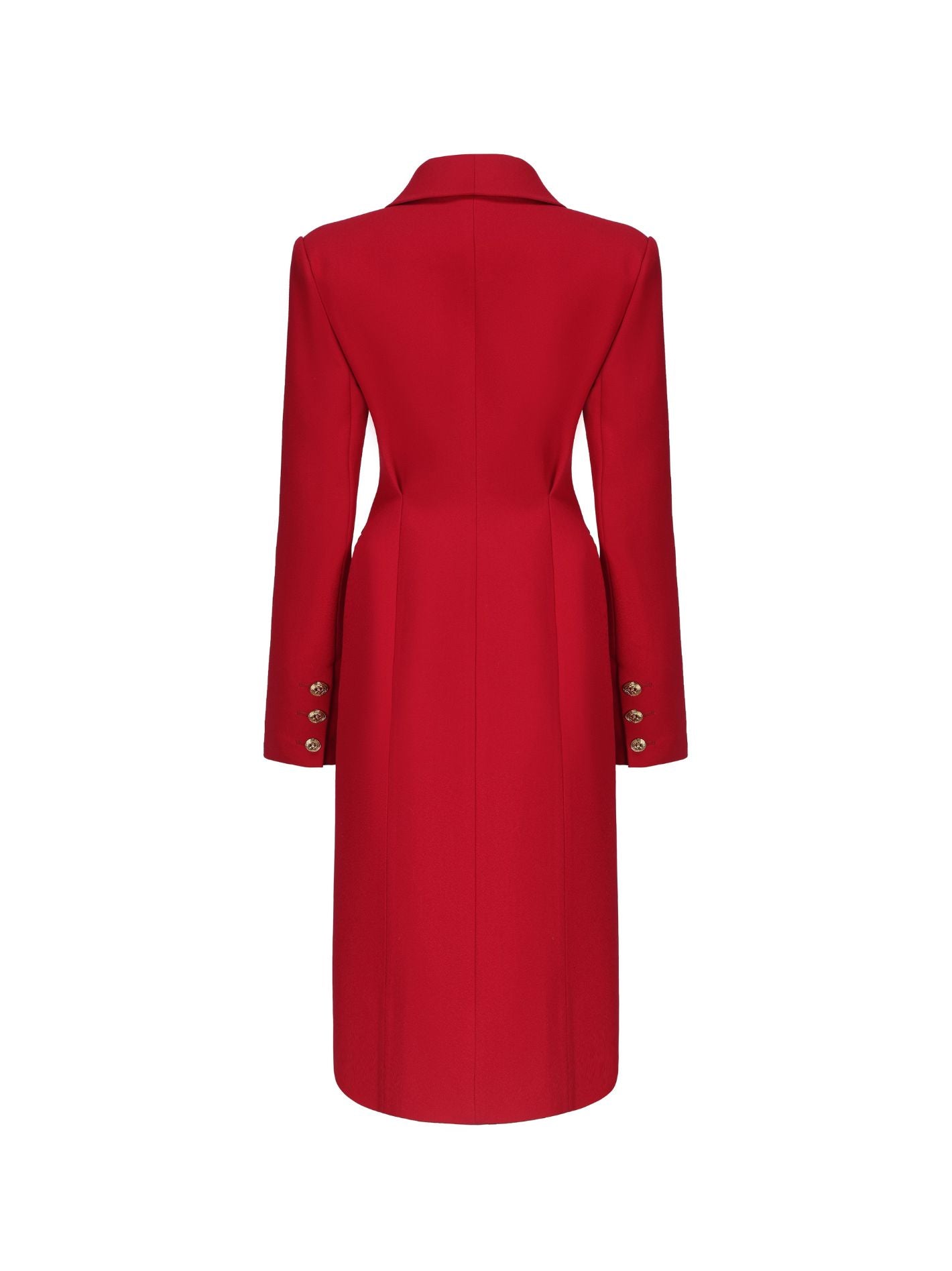 Evie Long Suit Jacket (Red)