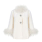 Angelica Feather Coat (White)