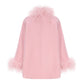 Angelica Feather Coat (Pink)