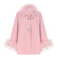 Angelica Feather Coat (Pink)