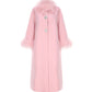 Nina Feather Coat (Pink)