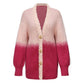 Daphne Diamond Knit Cardigan (Pink) (Final Sale)