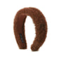 Melanie Fur Headband (Brown)