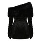 Simone Velvet Dress (Black)