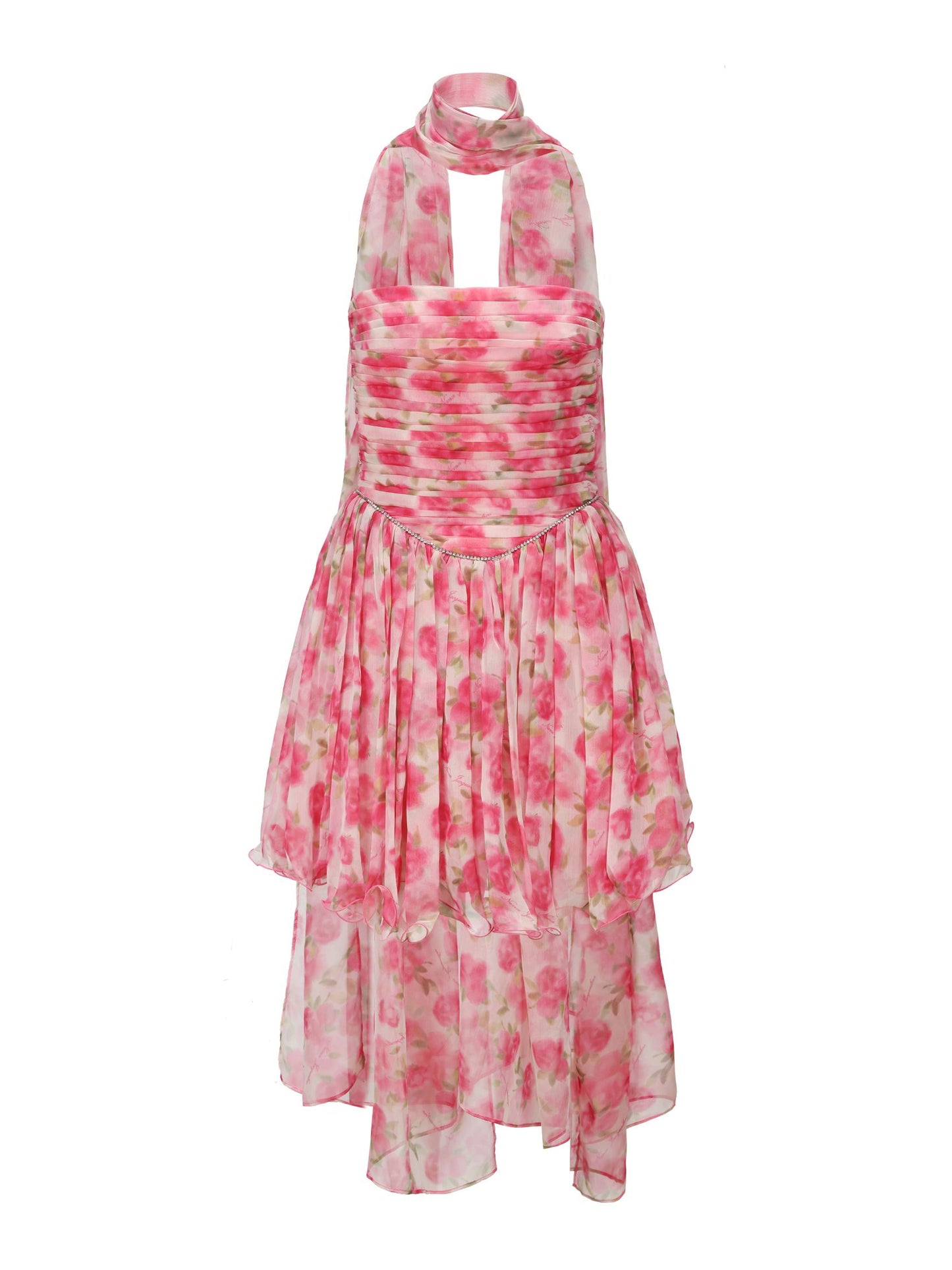 Chloe Dress (Pink Print)