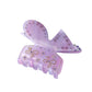 Chloe Crystal Butterfly Claw Clip (Purple)