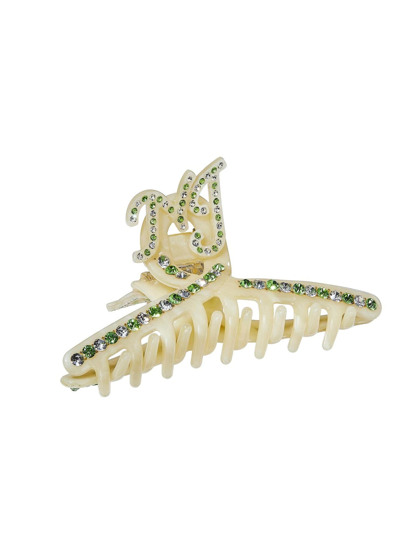 Adriana Crystal Claw Clip (Yellow)