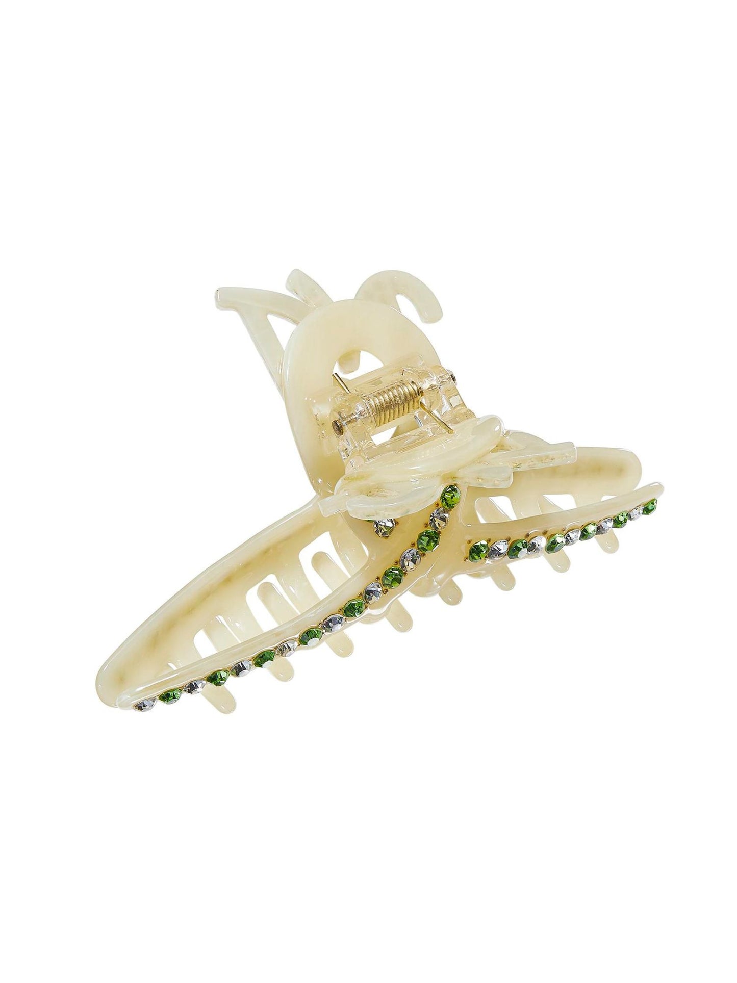 Adriana Crystal Claw Clip (Yellow)