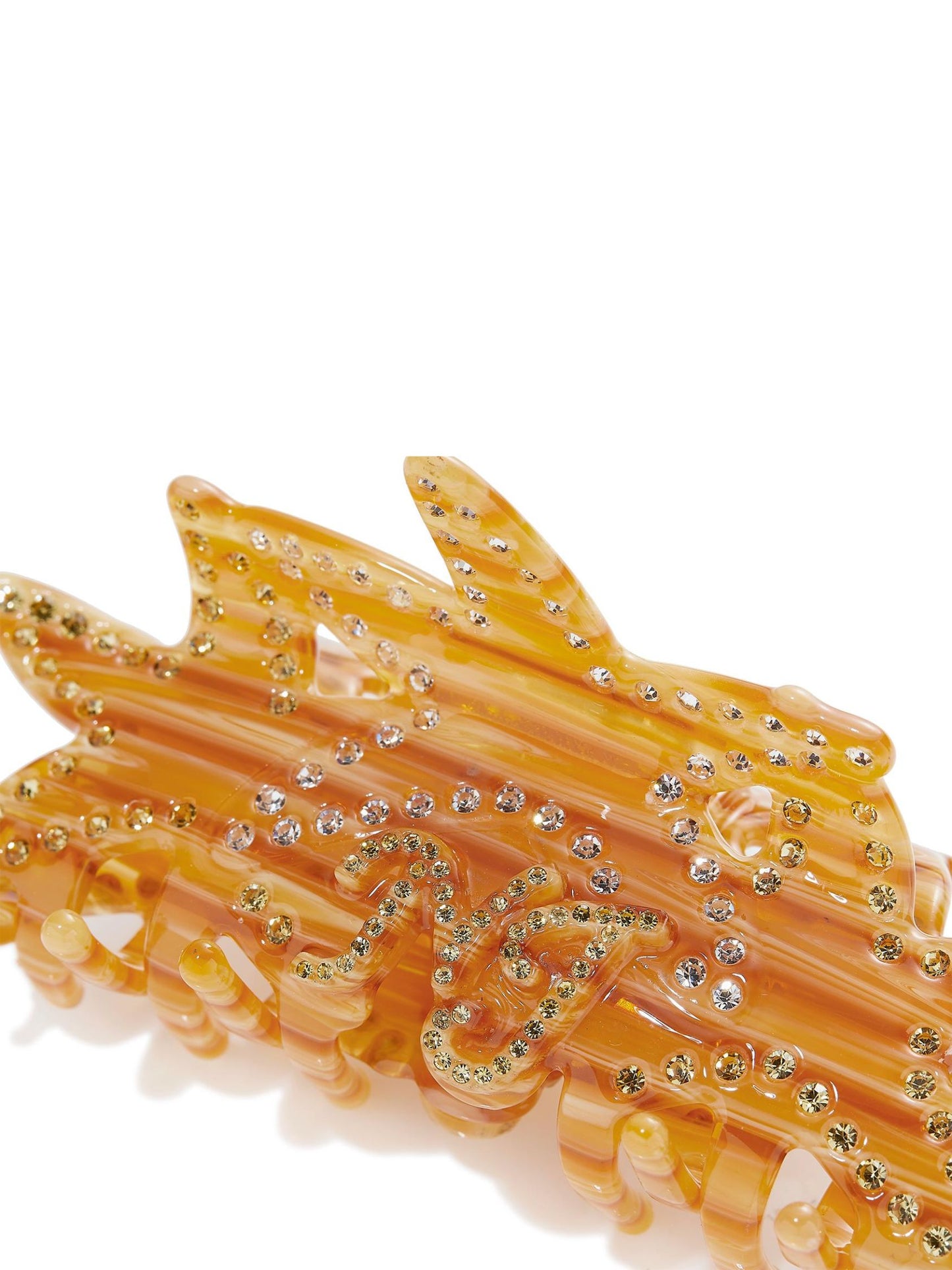 Paulina Crystal Star Claw Clip (Yellow)