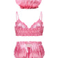 Isabella Silk Intimates Set (Pink) (Final Sale)