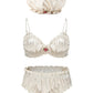 Isabella Silk Intimates Set (White) (Final Sale)