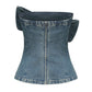 Kate Denim Tube Top