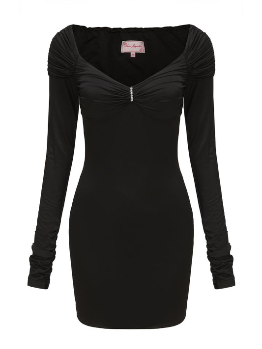 Olivia Dress (Black) (Final Sale)