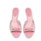 Paulina Bow Heels (Pink) (Final Sale)