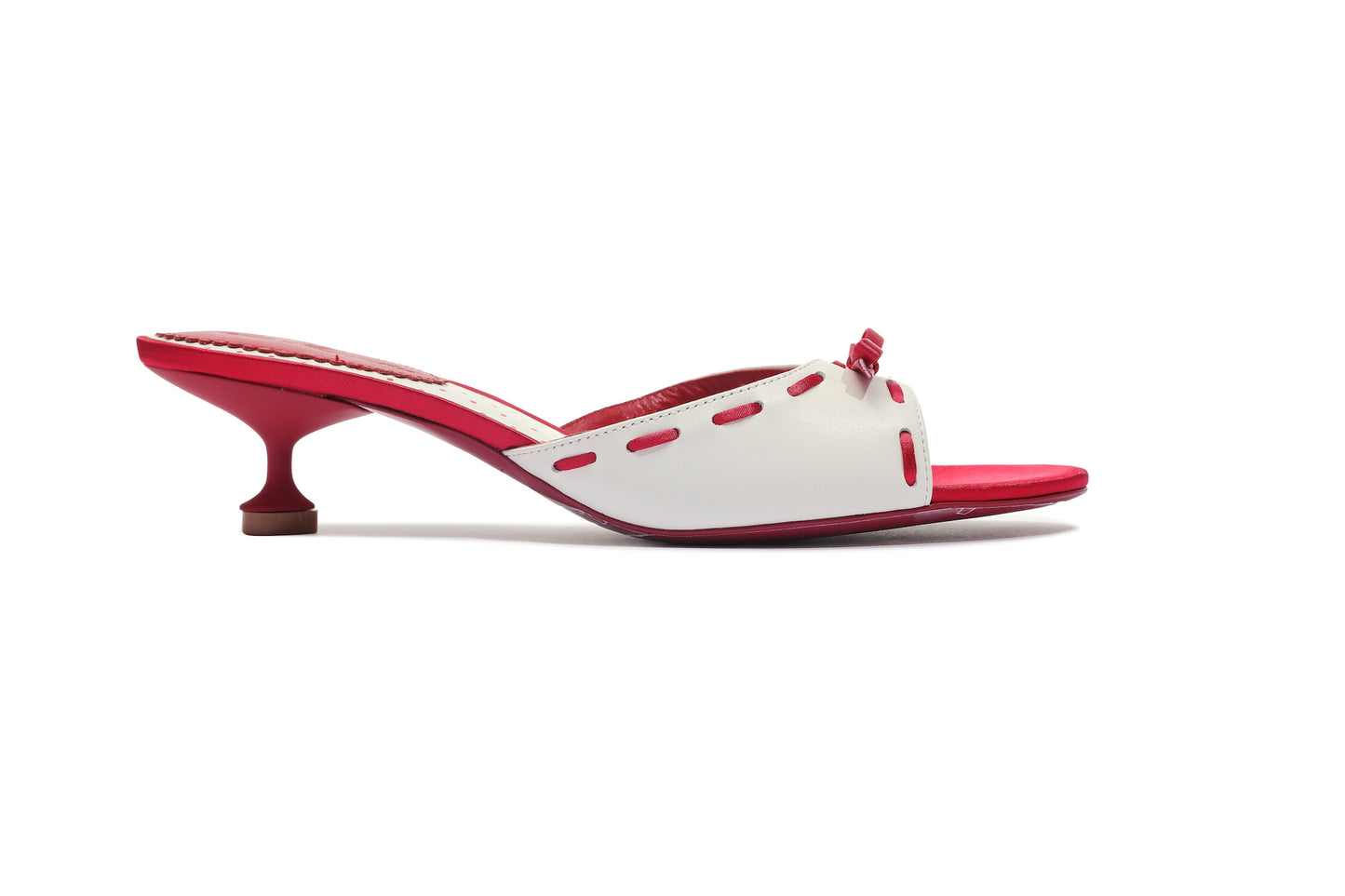 Paulina Bow Heels (Red) (Final Sale)