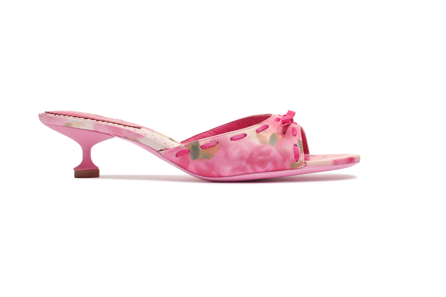 Paulina Bow Heels (Rose) (Final Sale)